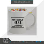 Merry Christmas White Ceramic Mugs