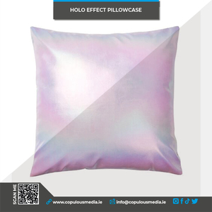 Square Shaped Purple Holo Effect Pillowcase