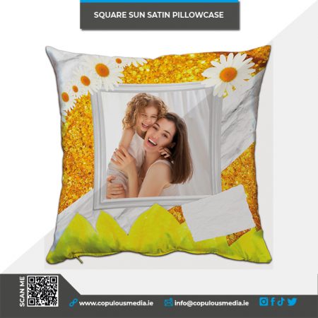 Square Shaped Sun Pillowcase