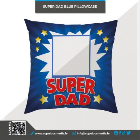 Square Shaped Super Dad Pillowcase