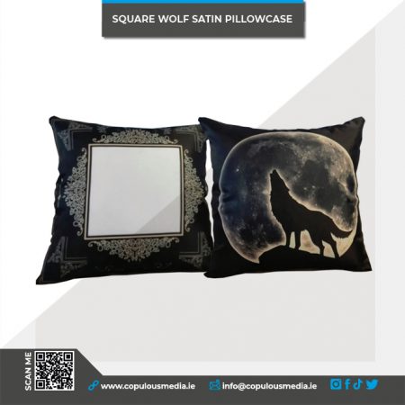 Square Shaped Wolf Pillowcase
