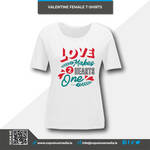 Valentine Female T-shirts