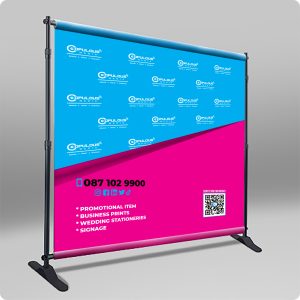 Adjustable PVC Banner Stands up to 10ft