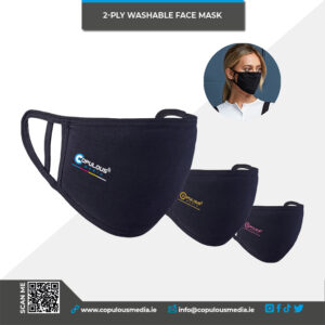 Personalised 2-Ply Face Masks - Single Colour
