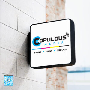 Projection Signage 600mm Square