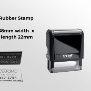 22mm by 58mm Office Stamp