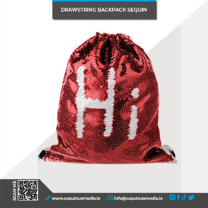 Sequin Drawstring Sack/2 Colours