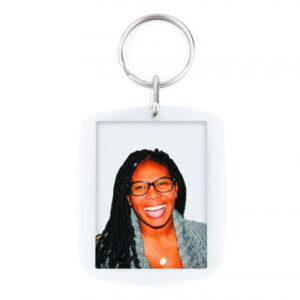 Acrylic Keyring Rectangular Shape