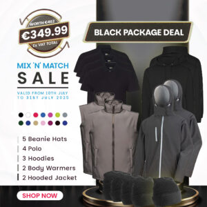 16 Pieces - BLACK PACKAGE DEAL Bundle