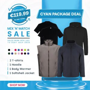 5 Pieces - CYAN PACKAGE DEAL Bundle
