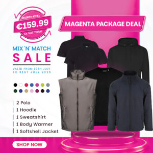 6 Pieces - MAGENTA PACKAGE DEAL Bundle