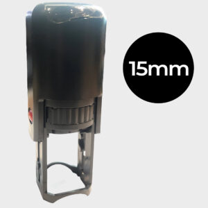 15mm Round Custom Self Inking Rubber Stamp