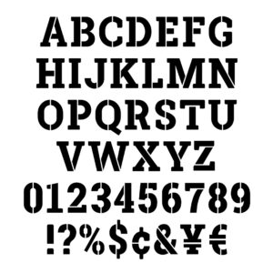 Custom Stencil Logo Design Set Up