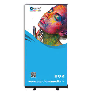 Basic Black Roll Up Banner 100cm Wide