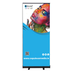 Basic Black Roll Up Banner 85cm Wide