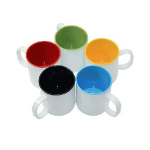 Interior Coloured White Mugs