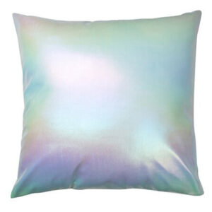 Square Shaped Blue Holo Effect Pillowcase
