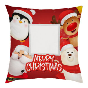 Christmas Icons Square Shaped Pillowcase
