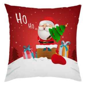 Merry Christmas Ho Square Shaped Pillowcase