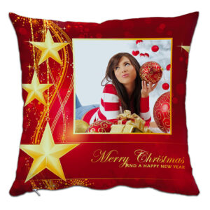 Christmas & Happy New Year Square Shaped Pillowcase