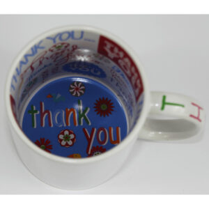 Thank You White Ceramic Mugs