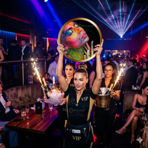 Round VIP Club Signs