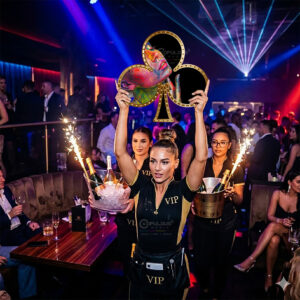 Club-Shaped Nightclub Signs