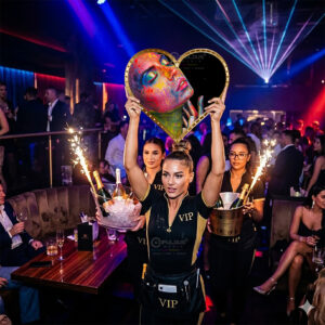 Heart-Shaped Nightclub Signs