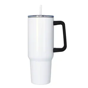 Tumbler 40oz - White Stainless Steel 1200ml