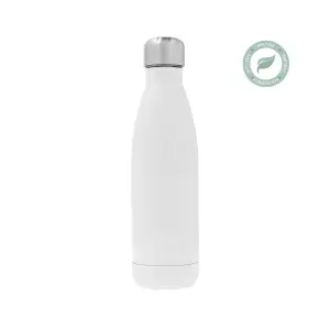 Stainless Steel Thermos Bottle 17oz - White