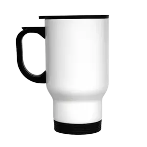 Stainless Steel Travel Mug 14oz - Silver